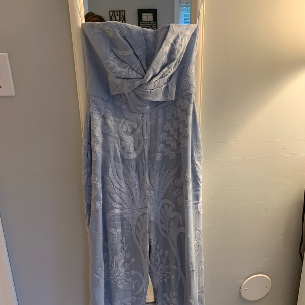 Anthropologie wide leg jumpsuit